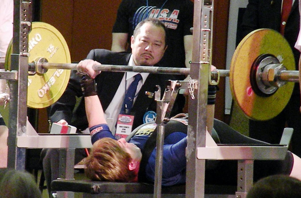 Pat Boord Bench Pressing