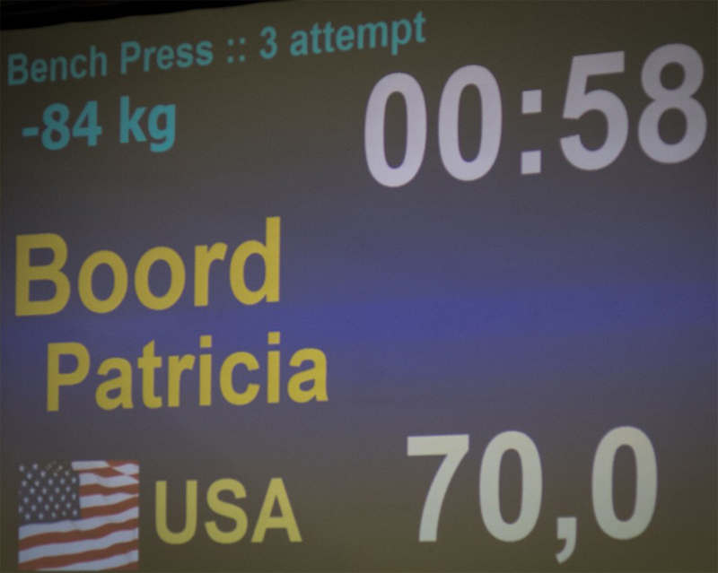 Pat. M Boord Bench Pressing